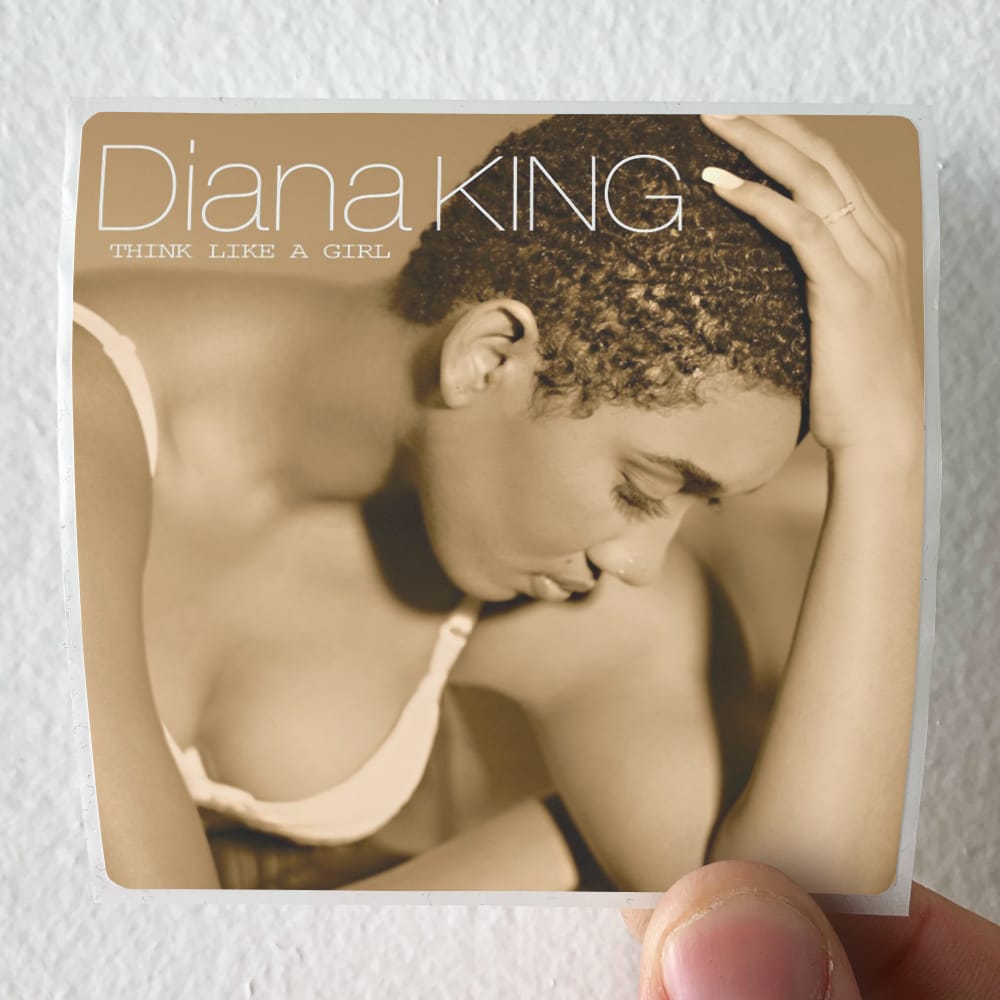 Diana King Think Like A Girl Album Cover Sticker