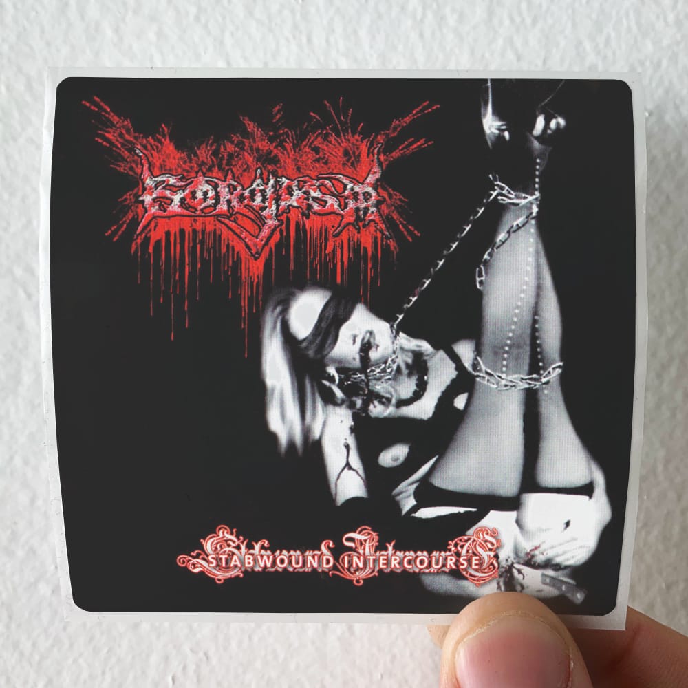 Gorgasm Stabwound Intercourse Album Cover Sticker