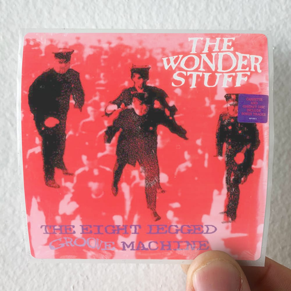 The Wonder Stuff The Eight Legged Groove Machine Album Cover Sticker