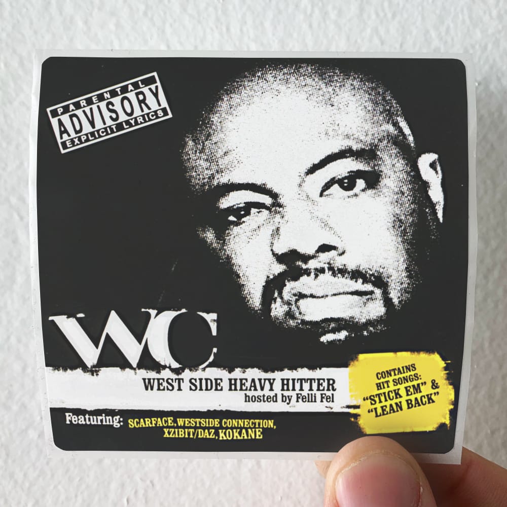 WC Westside Heavy Hitter Album Cover Sticker