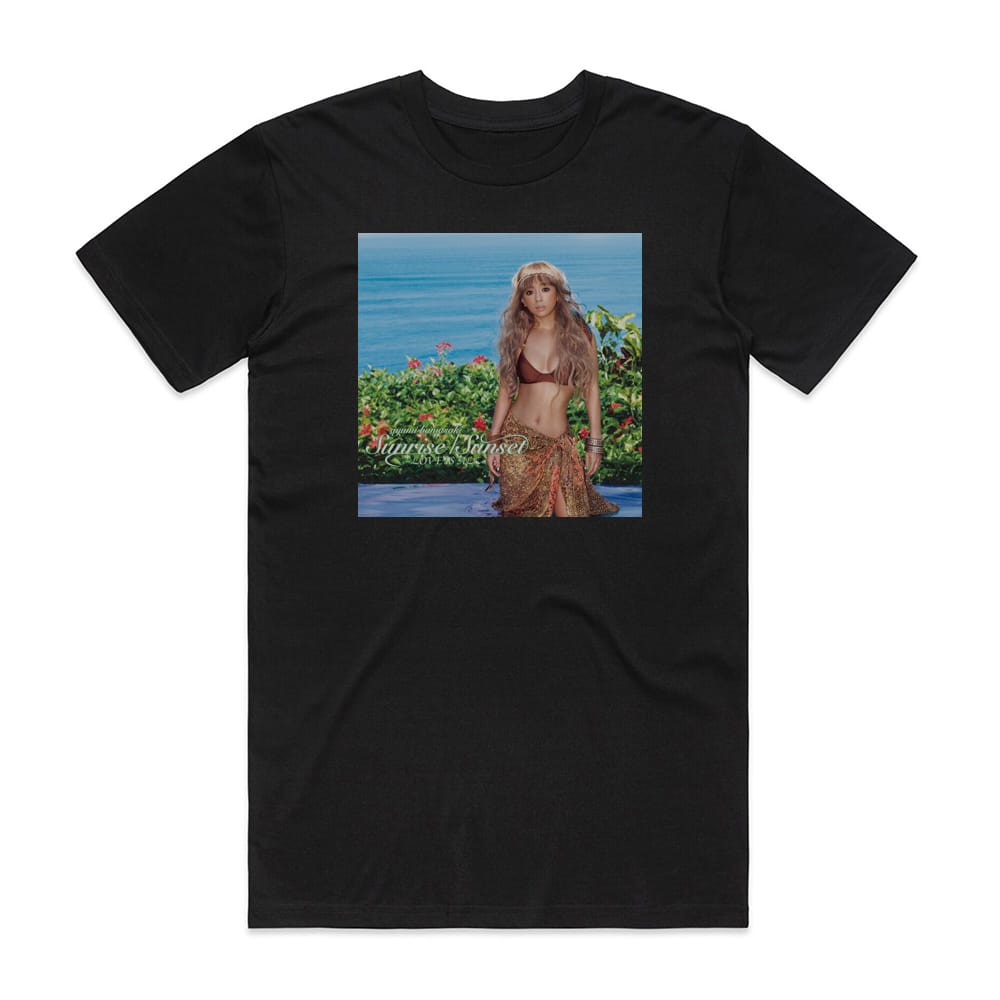 Ayumi Hamasaki Sunrise Sunset Love Is All Album Cover T-Shirt Black