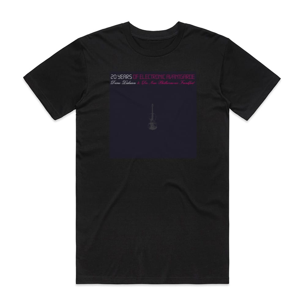 Deine Lakaien 20 Years Of Electronic Avantgarde Album Cover T-Shirt Black