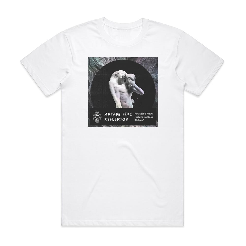 Arcade Fire Reflektor 2 Album Cover T Shirt White