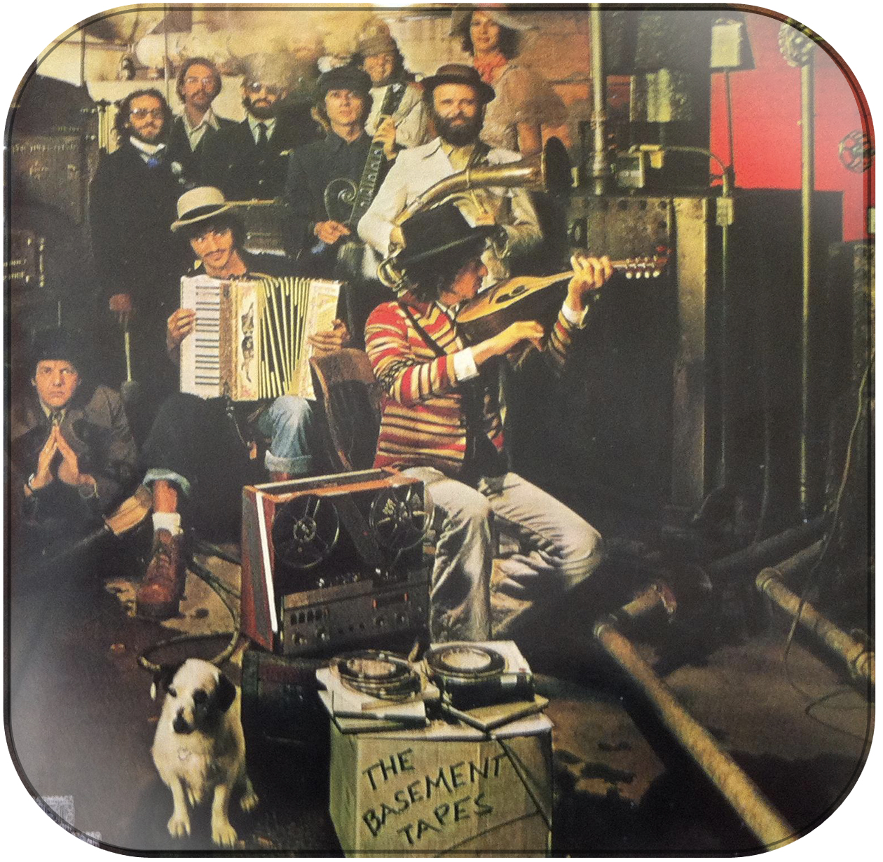 Bob Dylan And The Band The Basement Tapes Album Cover Sticker