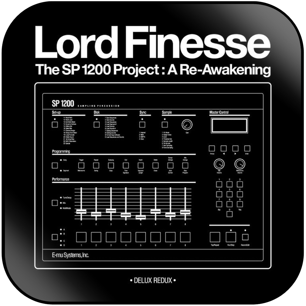 Lord Finesse - The Sp1200 Project-3 Album Cover Sticker