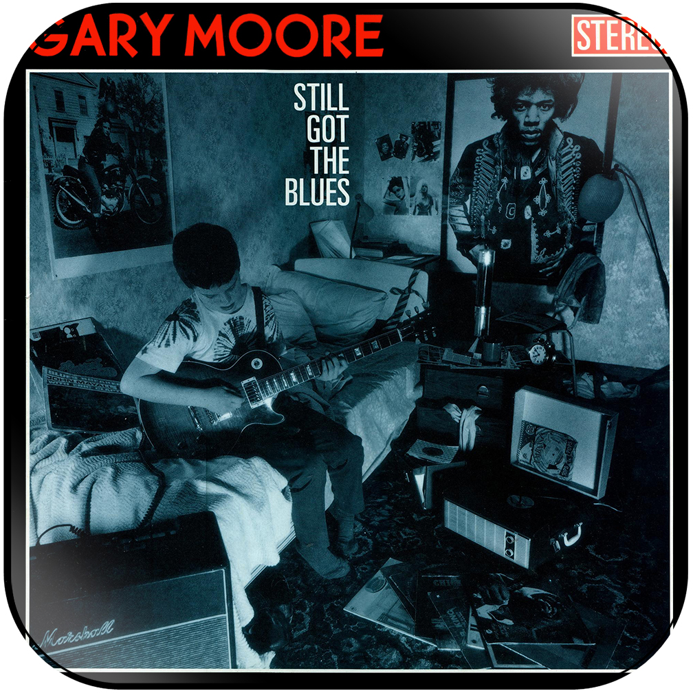 Gary Moore Still Got The Blues Album Cover Sticker