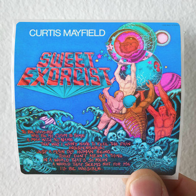 Curtis Mayfield Sweet Exorcist Album Cover Sticker