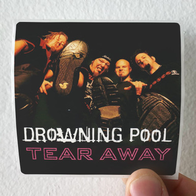 Drowning Pool Tear Away Album Cover Sticker