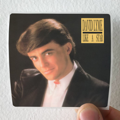 David Lyme Like A Star Album Cover Sticker