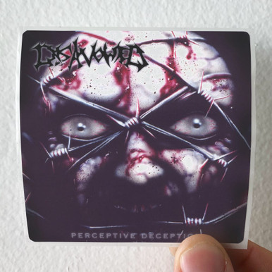 Disavowed Perceptive Deception Album Cover Sticker