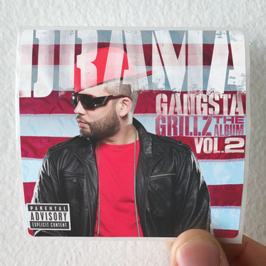 DJ Drama Gangsta Grillz The Album Volume 2 Album Cover Sticker