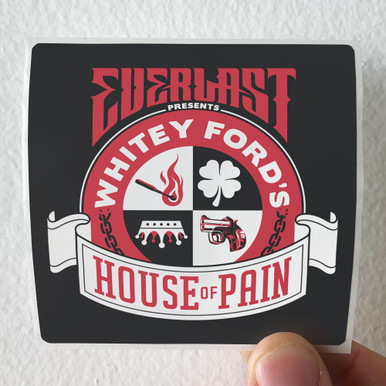 Everlast Whitey Fords House Of Pain Album Cover T-Shirt Black