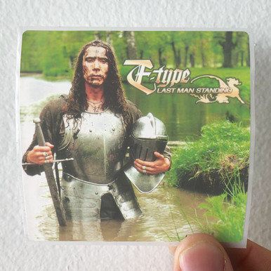 E-Type Last Man Standing Album Cover Sticker