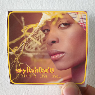 Erykah Badu Didnt Cha Know Album Cover Sticker