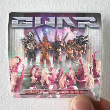 GWAR Lust In Space Album Cover Sticker