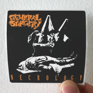 General Surgery Necrology Album Cover Sticker