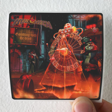 Helloween Gambling With The Devil Album Cover Sticker