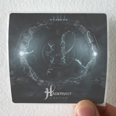 Hacktivist 2 Rotten Album Cover Sticker