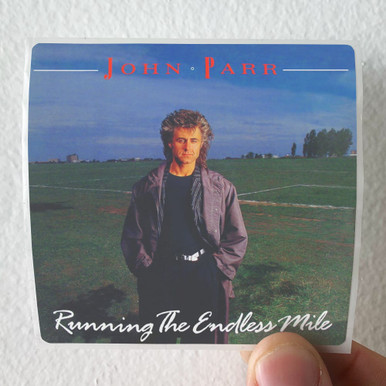 John Parr Running The Endless Mile Album Cover Sticker