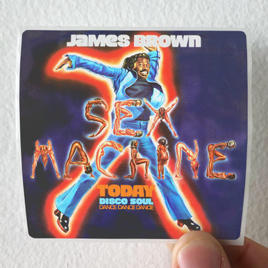 James Brown Sex Machine 1 Album Cover Sticker