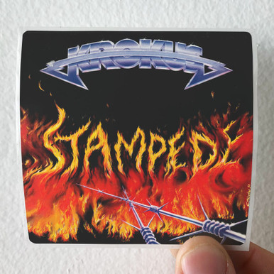 Krokus Stampede Album Cover Sticker