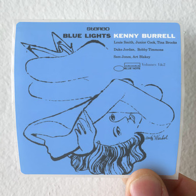 Kenny Burrell Blue Lights Volume 1 2 Album Cover Sticker