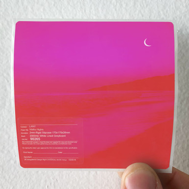 LANY Malibu Nights Album Cover Sticker