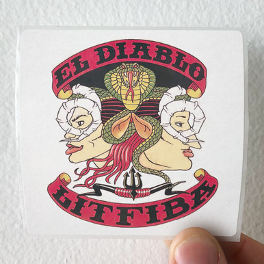 Litfiba El Diablo Album Cover Sticker