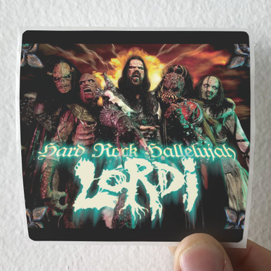 Lordi Hard Rock Hallelujah Album Cover Sticker