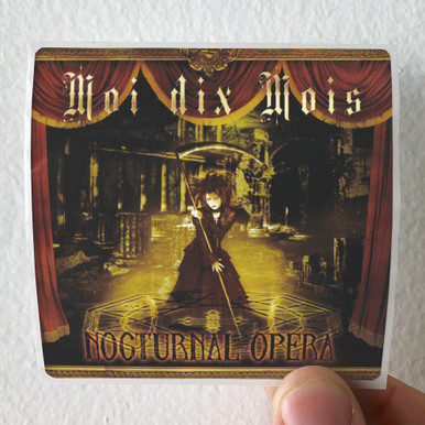Moi dix Mois Nocturnal Opera Album Cover Sticker