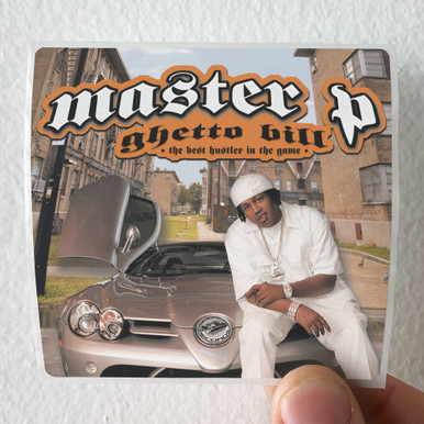 Master P Ghetto Bill Album Cover Sticker