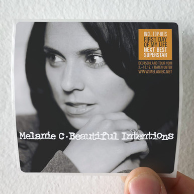 Melanie C Beautiful Intentions 1 Album Cover Sticker