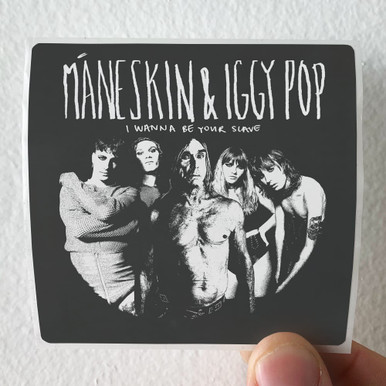 Maneskin I Wanna Be Your Slave Album Cover Sticker
