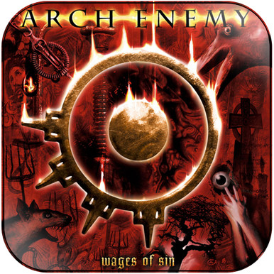 Arch Enemy Wages Of Sin Album Cover Sticker Album Cover Sticker
