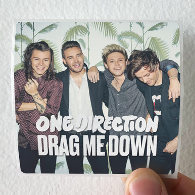 One Direction Drag Me Down Album Cover Sticker