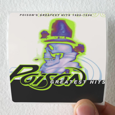 Poison Poisons Greatest Hits 1986 1996 Album Cover Sticker