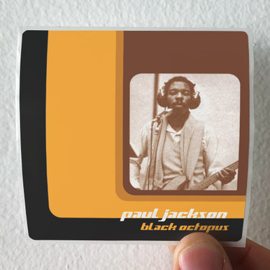 Paul Jackson Black Octopus Album Cover Sticker