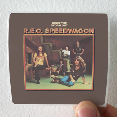 REO Speedwagon Ridin The Storm Out Album Cover Sticker