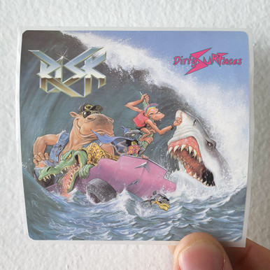 Risk Dirty Surfaces Album Cover Sticker
