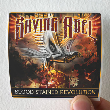 Saving Abel Blood Stained Revolution Album Cover Sticker