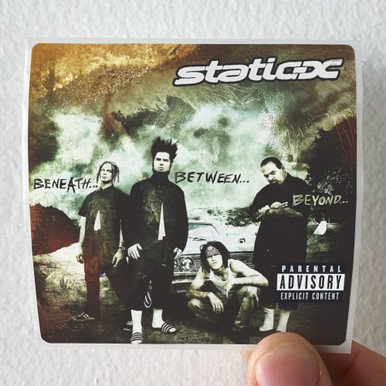 Static-X Beneath Between Beyond Album Cover Sticker