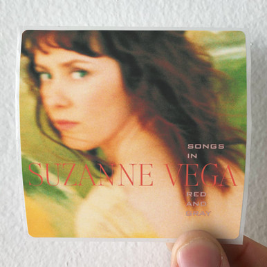 Suzanne Vega Songs In Red And Gray Album Cover Sticker
