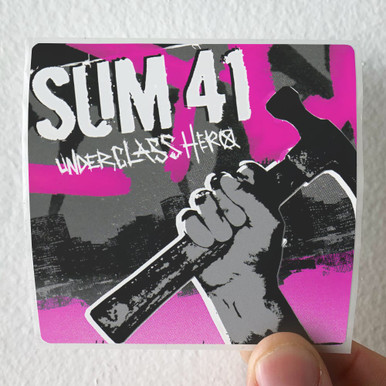 Sum 41 Underclass Hero Album Cover Sticker