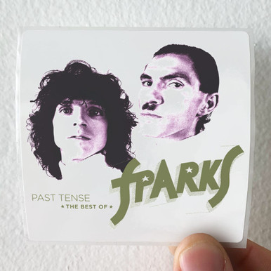 Sparks Past Tense The Best Of Sparks Album Cover Sticker