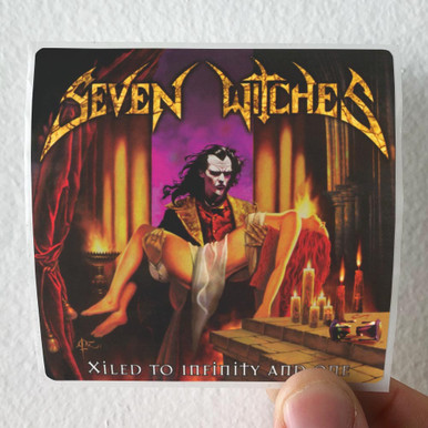 Seven Witches Xiled To Infinity And One Album Cover Sticker