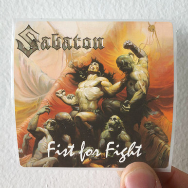 Sabaton Fist For Fight Album Cover Sticker