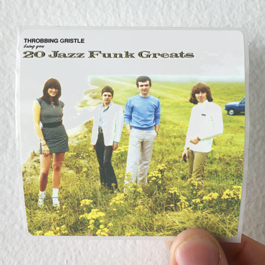 Throbbing Gristle 20 Jazz Funk Greats Album Cover Sticker