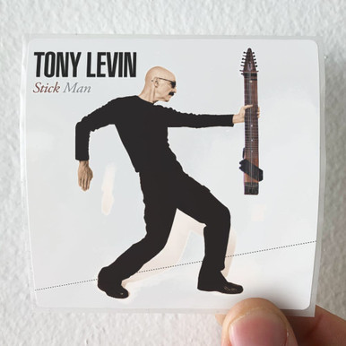 Tony Levin Stick Man Album Cover Sticker