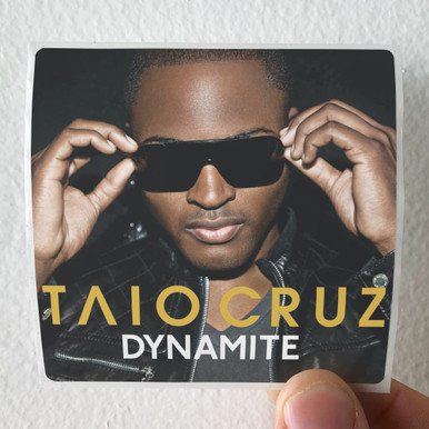 Taio Cruz Dynamite Album Cover Sticker