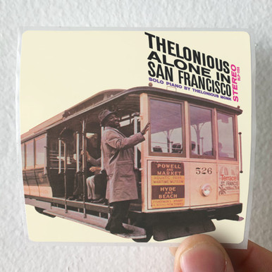 Thelonious Monk Thelonious Alone In San Francisco Album Cover Sticker